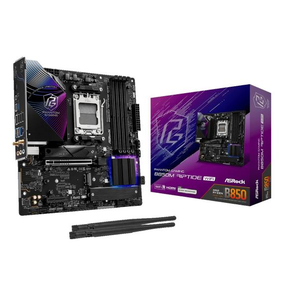 ASRock B850M Riptide WiFi AM5 mATX HDMIDP DDR5 90MXBS3A0UAYZ