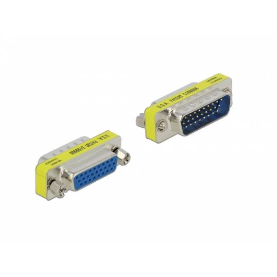 Delock Serial parallel gender changer DB26 (M) to DB26 65111