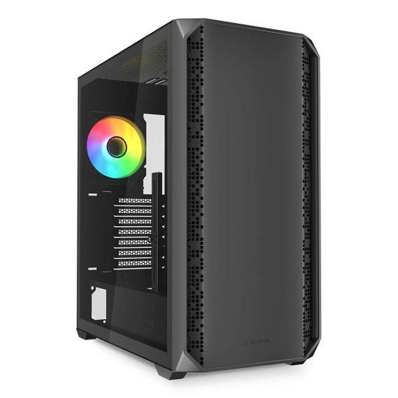 Sharkoon AK2 RGB, Midi Tower, PC, Black 4044951041626