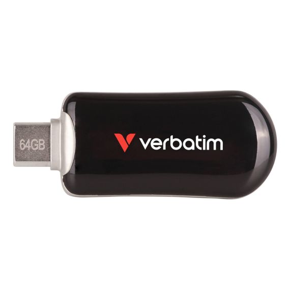 Verbatim PLECTRA USBC FLASH DRIVE BLACK 64GB 64 GB 30224