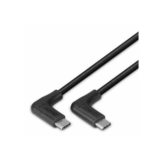 Lindy - USB cable - 24 pin USB-C (M) right-angled to 24 p | 32023