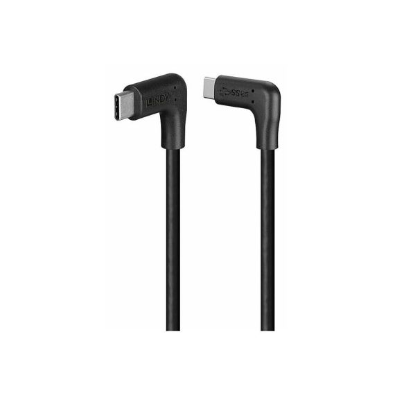 Lindy - USB cable - 24 pin USB-C (M) right-angled to 24 p | 32023