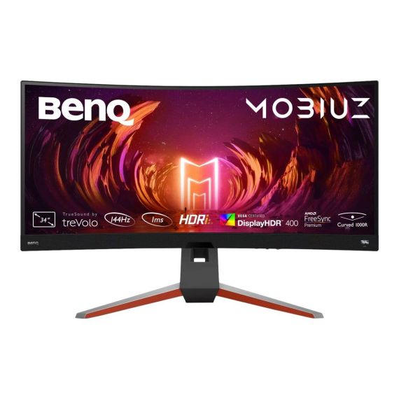 BenQ Mobiuz EX3410R - LED monitor - curved - 34" - | 9H.LKKLA.TBE