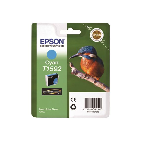 Epson T1592 - 17 ml - cyan - original - blister -  | C13T15924010