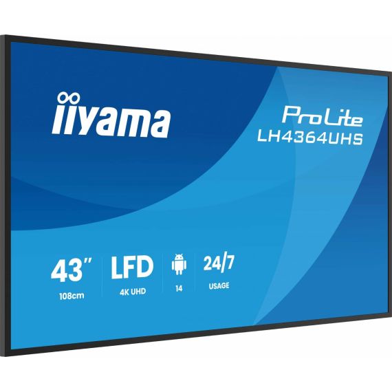 Iiyama 108cm 43 LH4364UHSB1AG 16 9 LH4364UHSB1AG
