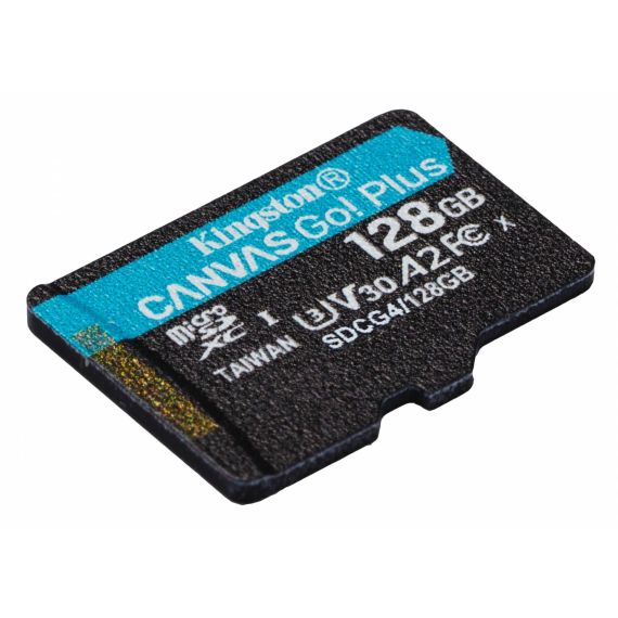Kingston 128GB microSDXC Canvas Go Plus Gen4 200MBs SDCG4128GB