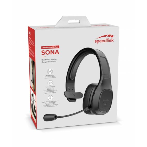 SPEEDLINK Chat Headset SONA Bluetooth with Noise SL870300BK