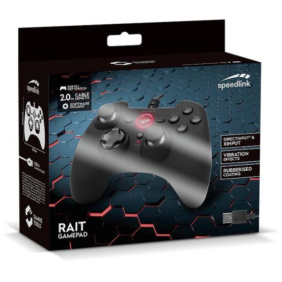 SPEEDLINK RAIT Gamepad Nintendo Switch PC SL650010BK