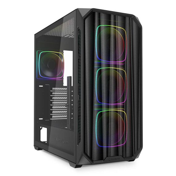 Sharkoon AK5M RGB, Midi Tower, PC, Black 4044951041671