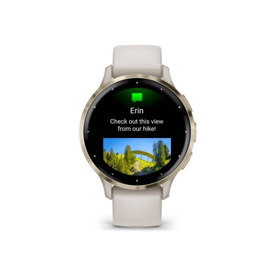 Garmin Venu 3S - 41 mm - ivory - smart watch with  | 010-02785-04