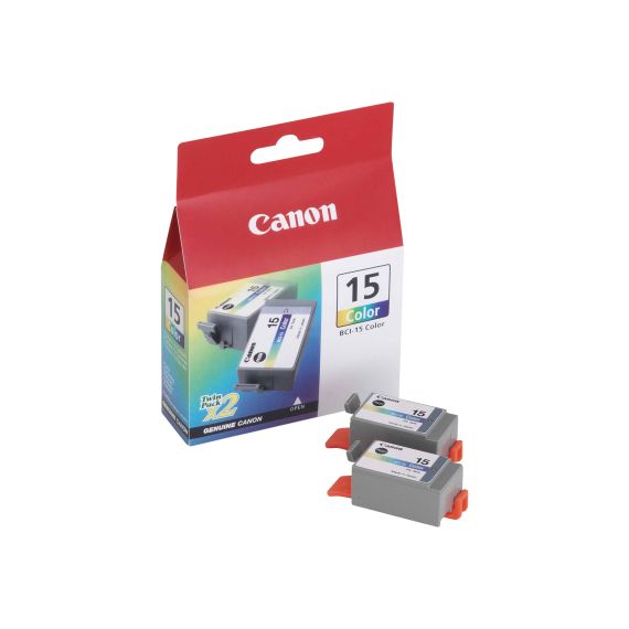 Canon BCI-15 Colour Twin Pack - 2-pack - 7.5 ml - colo | 8191A002