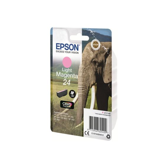 Epson 24 - 5.1 ml - light magenta - original - ink | C13T24264012
