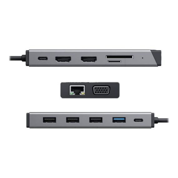 ALOGIC DV3 Minidock USBC VGA, 2 x HDMI DUCDDV3