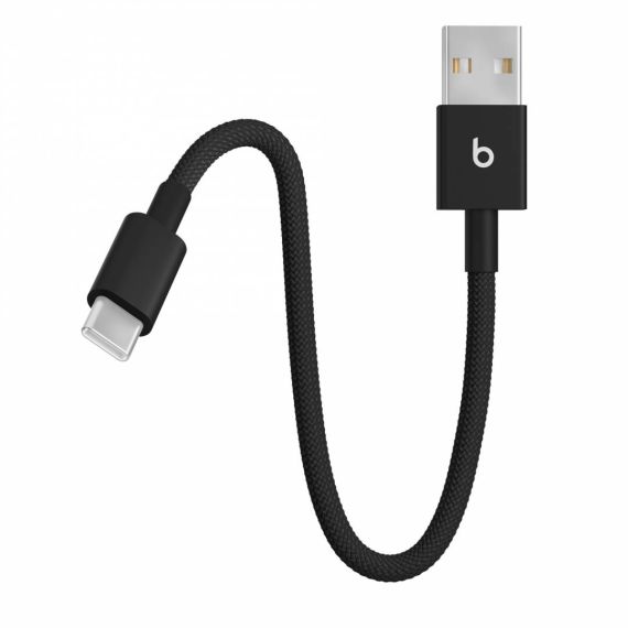 Apple USBA to USBC Woven Short Cable Bolt Black MEQL4ZMA