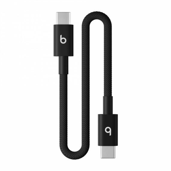 Apple USBC to Woven Short Cable Bolt Black Cable MEQ94ZMA
