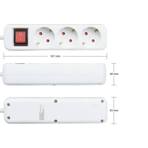 Good Connections PS013W015 1.5 m 3 AC outlet(s) PS013W015