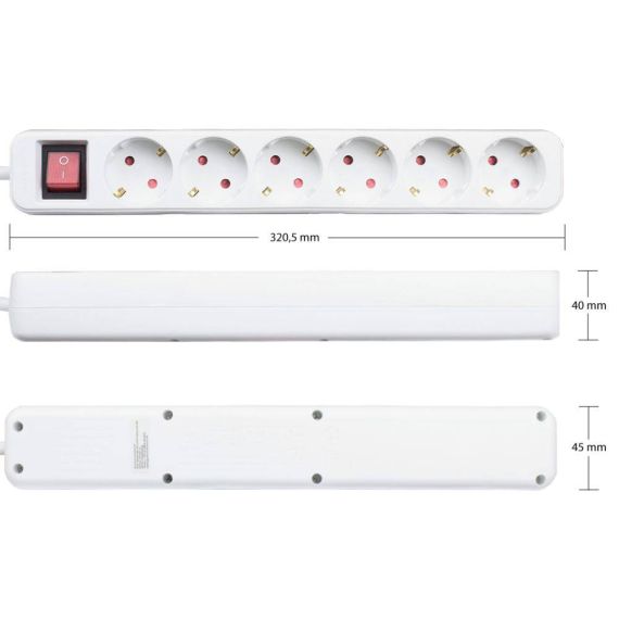 Good Connections PS016W015 1.5 m 6 AC outlet(s) PS016W015
