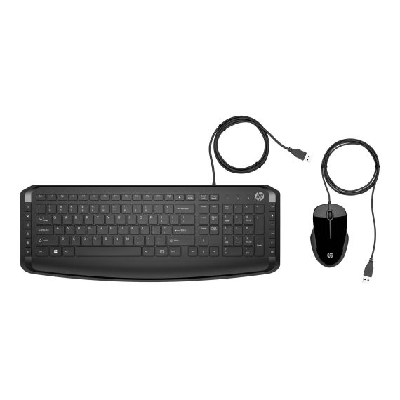 HP Pavilion 200 - Keyboard and mouse set - USB - Ge | 9DF28AA#ABD