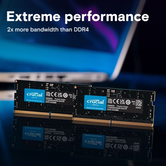 Crucial / DDR5 / module / 64 GB / SO-DIMM 262-pin  | CT64G56C46S5