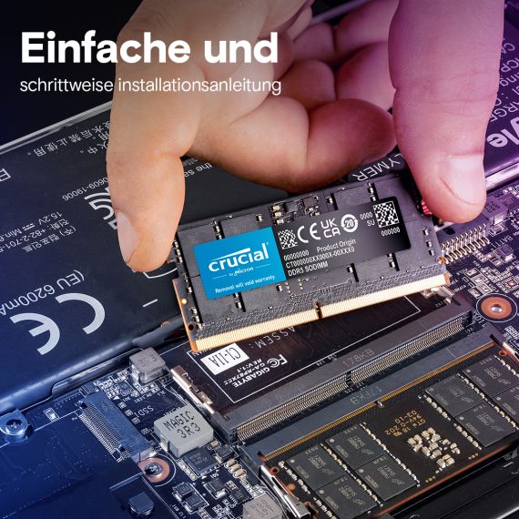 Crucial / DDR5 / module / 64 GB / SO-DIMM 262-pin  | CT64G56C46S5