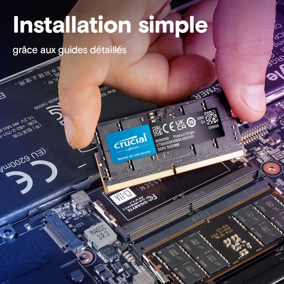 Crucial / DDR5 / module / 64 GB / SO-DIMM 262-pin  | CT64G56C46S5