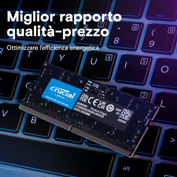 Crucial / DDR5 / module / 64 GB / SO-DIMM 262-pin  | CT64G56C46S5