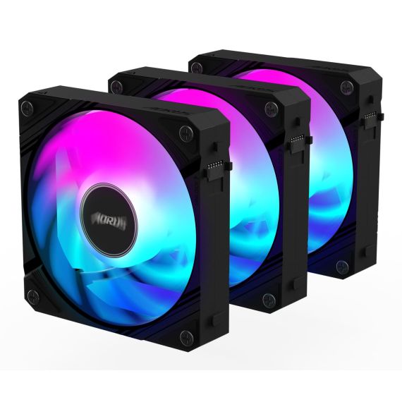 AORUS / Case fan / 120 mm / black (pack of 3) | GP-ECFAN1203