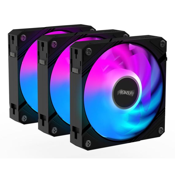 AORUS / Case fan / 120 mm / black (pack of 3) | GP-ECFAN1203