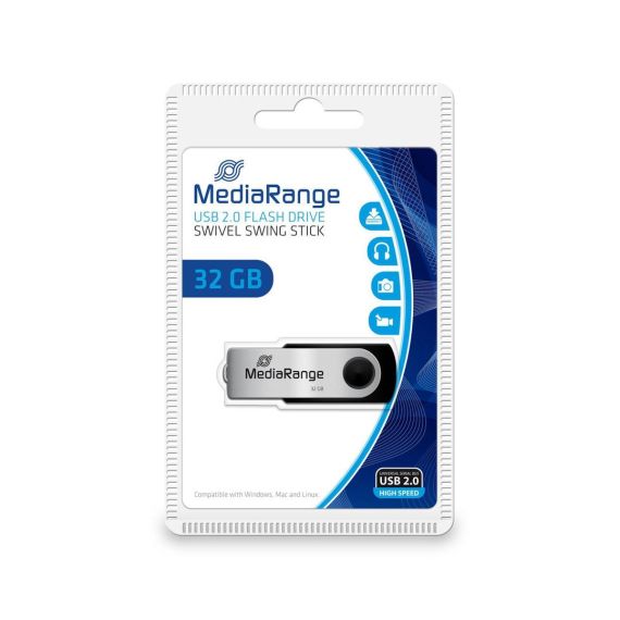 MediaRange USB Flexi-Drive / USB flash drive / 32 GB / US | MR911