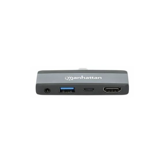 Manhattan 4-in-1 / Docking station / for laptop / USB-C  | 190404