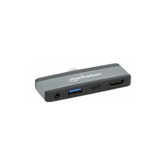 Manhattan 4-in-1 / Docking station / for laptop / USB-C  | 190404