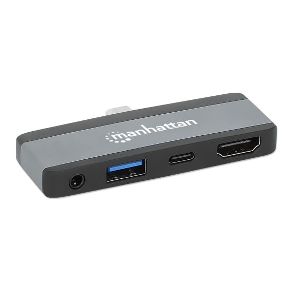 Manhattan 4-in-1 / Docking station / for laptop / USB-C  | 190404