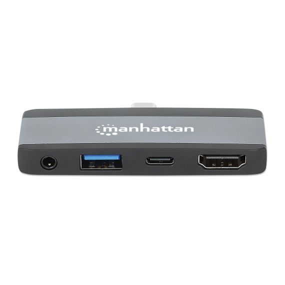 Manhattan 4-in-1 / Docking station / for laptop / USB-C  | 190404