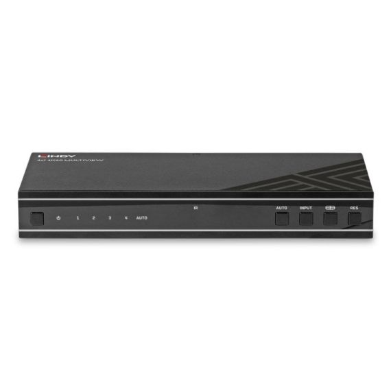 Lindy / Video/audio switch / 4x1, 4K60, multiview, seamle | 38228
