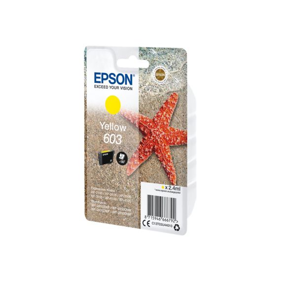 Epson 603 / 2.4 ml / yellow / original / blister w | C13T03U44020