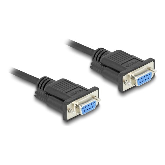 Delock / Serial RS-232 cable / DB-9 (F) screwable to DB-9 | 86825