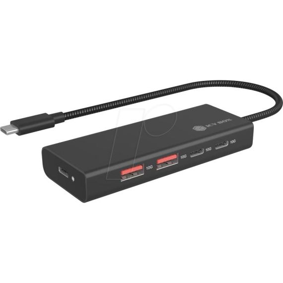 ICY BOX IB-HUB1436-CPD / Hub / 2 x USB-C 3.2 Gen 2 + 2 x USB 3.2