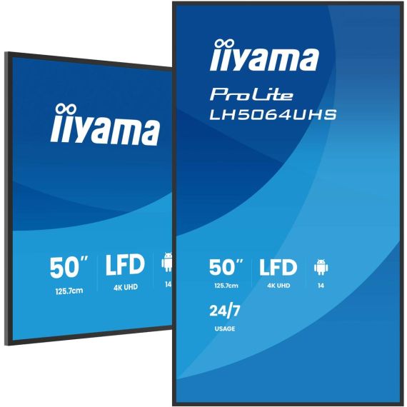 55'' 4K UHD 3840 x 2160 VA, 500 cd/m², 5000 1, 6 | LH5564UHS-B1AG