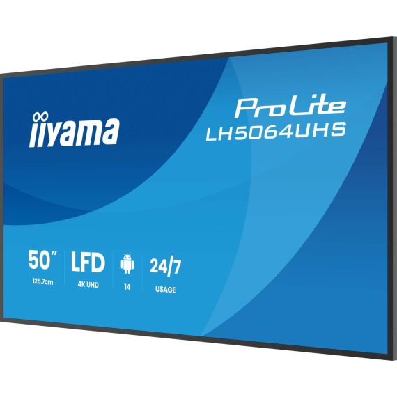 55'' 4K UHD 3840 x 2160 VA, 500 cd/m², 5000 1, 6 | LH5564UHS-B1AG