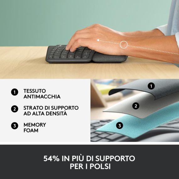 Logitech ERGO K860 / Keyboard / wireless / 2.4 GHz,  | 920-010106