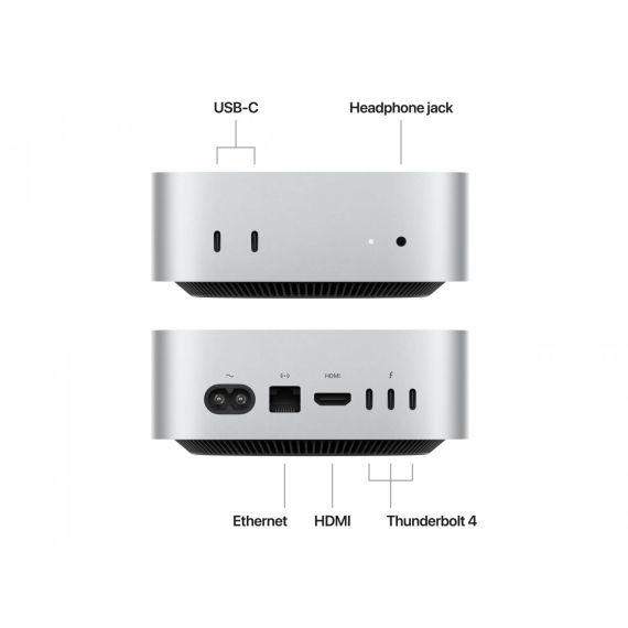 Apple Mac mini M4 up to RAM 32 GB SSD 1 TB Apple M4 Z1CGIN08
