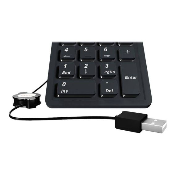 KeySonic ACK118 BK Keypad USB German ACK118BK