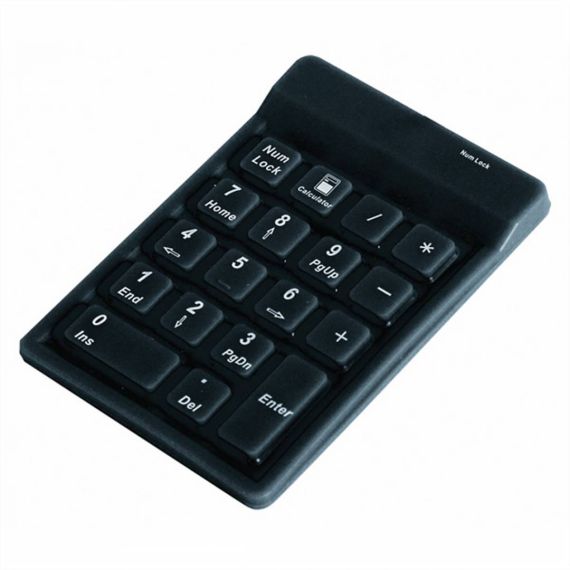 KeySonic ACK118 BK Keypad USB German ACK118BK