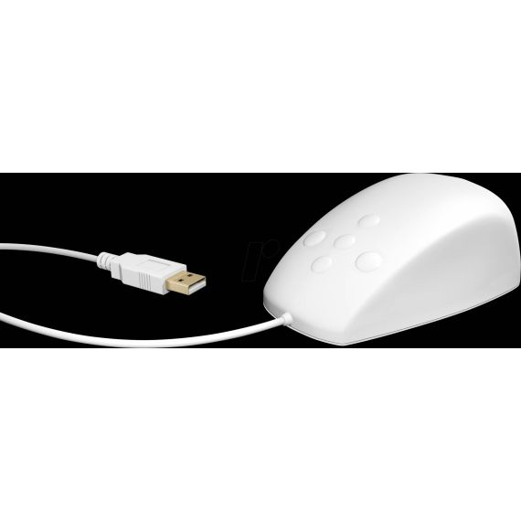 KeySonic KSM-3020M-W - Mouse - 5 buttons - wired  KSM3020MW