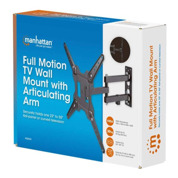 Manhattan Full Motion TV Wall Mount with Articulating Arm  462624