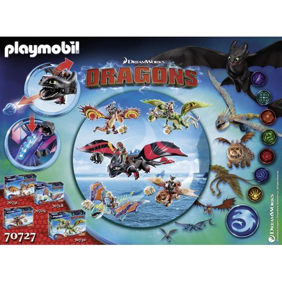 Playmobil Dragons 70727 / Toy figure set / 4 yr(s) / Plastic / 13