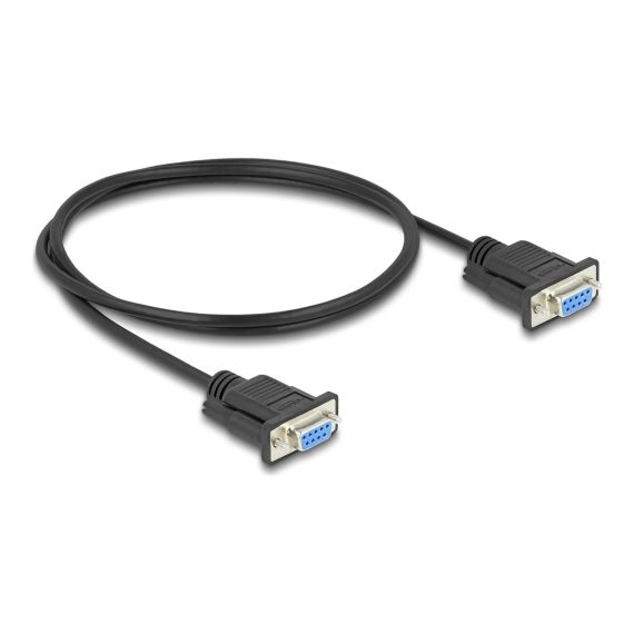 Delock / Serial RS-232 cable / DB-9 (F) screwable to DB-9 | 86823