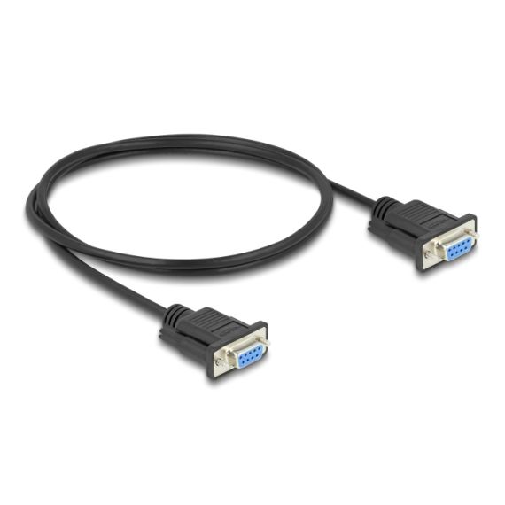 Delock / Serial RS-232 cable / DB-9 (F) screwable to DB-9 | 86823
