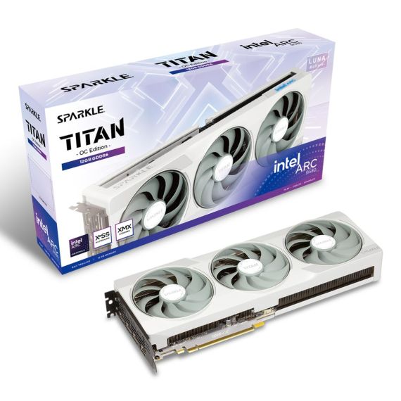Sparkle Technology Intel Arc B580 Luna OC, Arc B5 | SB580TW-12GOC