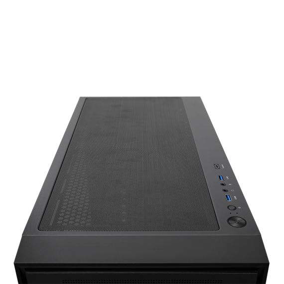 Chieftec Midi Tower GS-03B-BLK-OP, Schwarz, Midi Tower, PC, Black